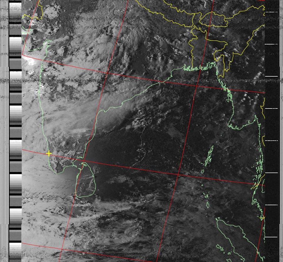 NOAA 15 india image